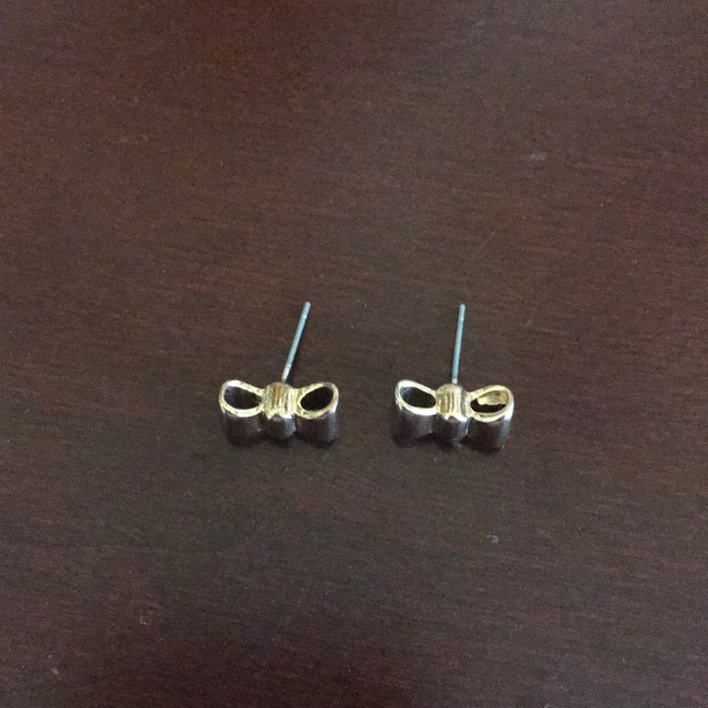 Kate Spade gold bow earrings - Picture 6 of 7